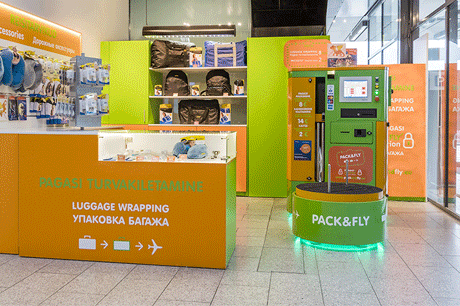 airport luggage wrapping price